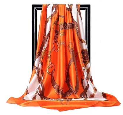 Women's chain bag scarf scarves