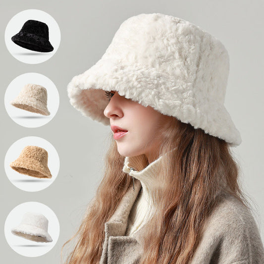 Hat Warm Fashionable Solid Color Hats