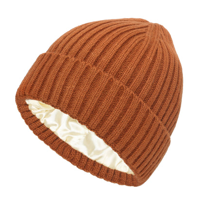 Satin Warm Wool Hat Men And Women
