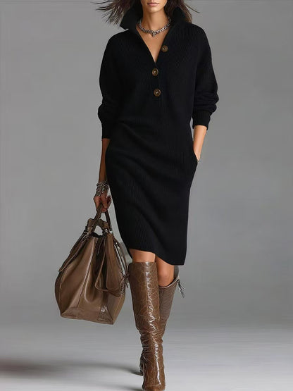 Autumn And Winter Lazy Style Overknee Sweater