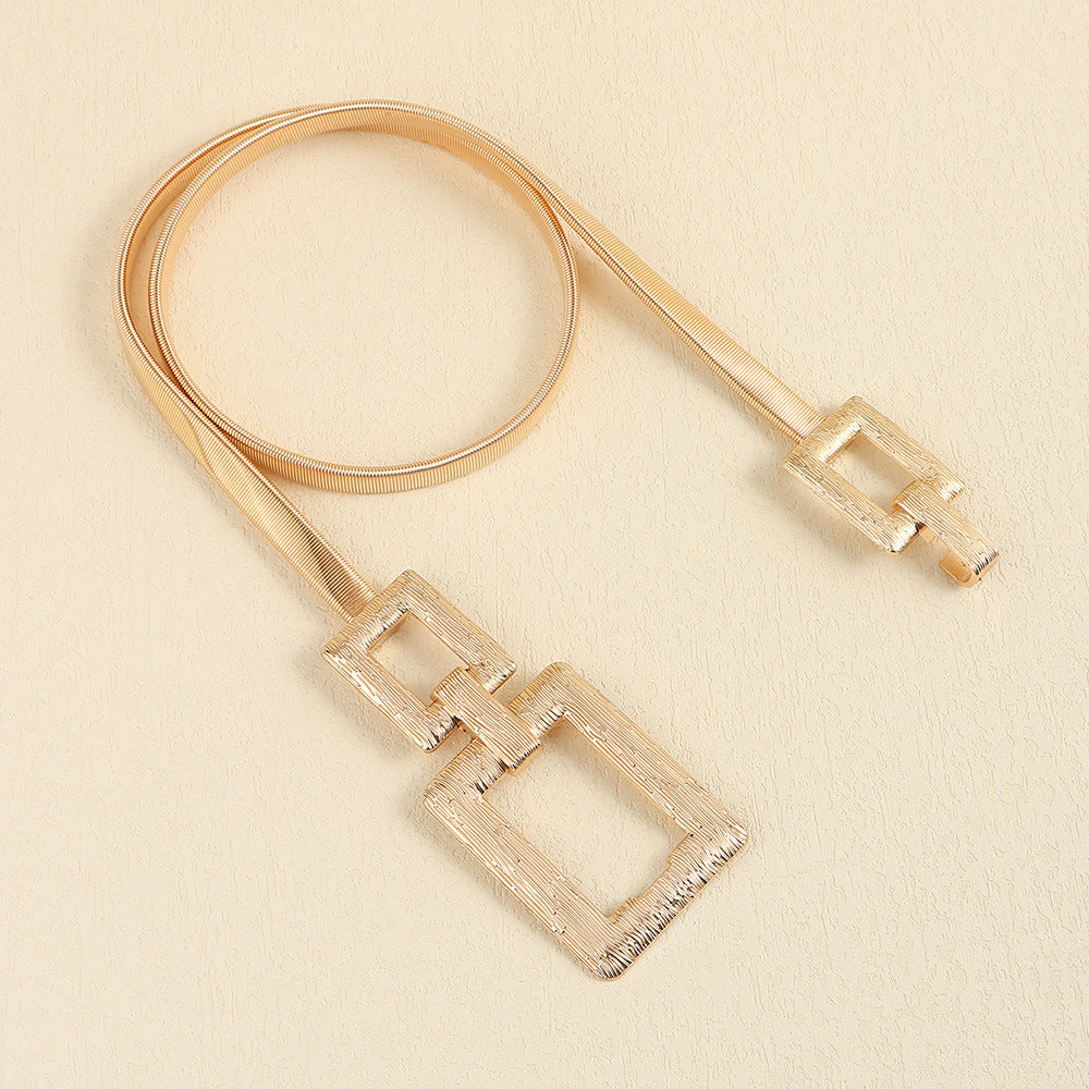 Decoration With Elastic Waistband And Versatile Waist Chain