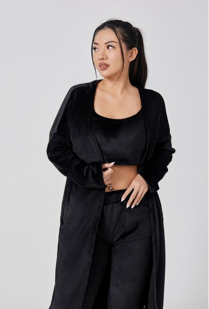 Cozy Pajama Set Women Winter Dress