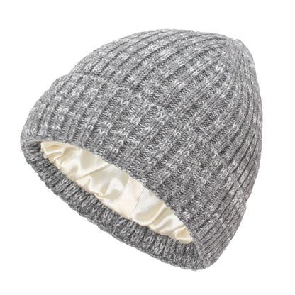 Satin Warm Wool Hat Men And Women